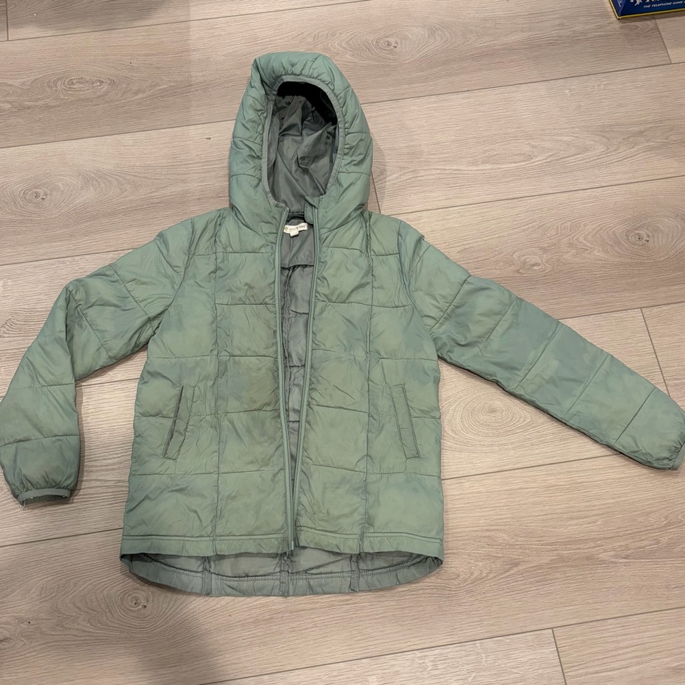 Tucker + Tate Packable Green Puffer Jacket with PrimaLoft Insulation 10/12